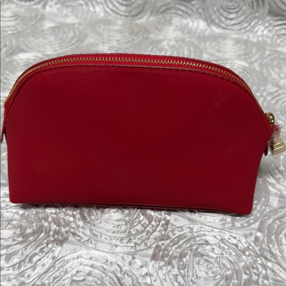Dolce & Gabbana Make Up Red Dome Cosmetic Pouch with Gold Logo - Picture 2 of 12